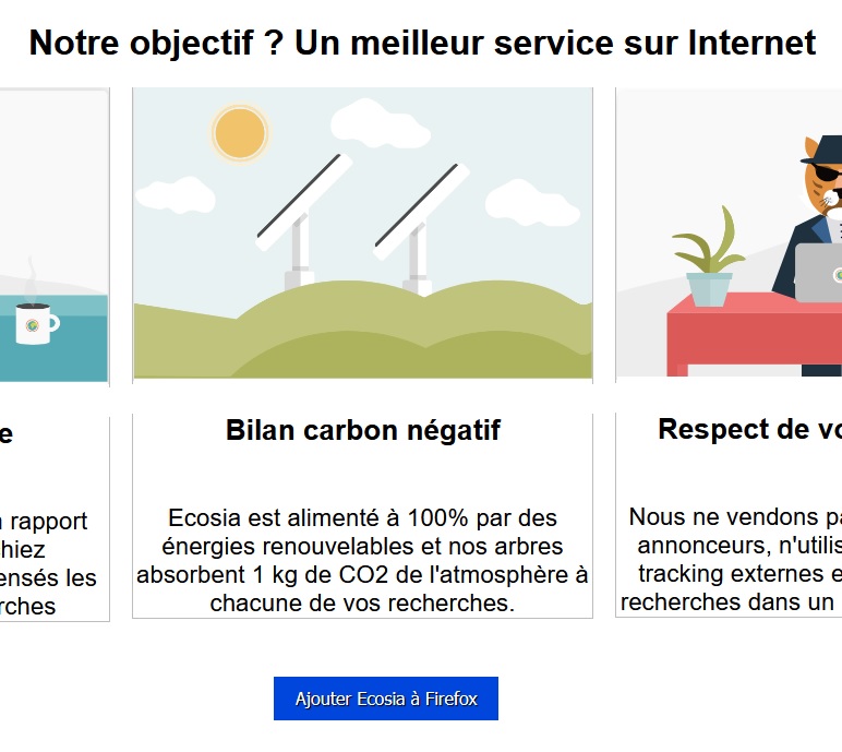 realisations d'une reproduction de section d'un site